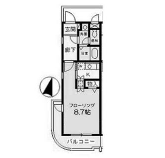 東京都豊島区西池袋２丁目 賃貸マンション 1K