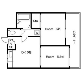 東京都新宿区下落合１丁目 賃貸マンション 2DK