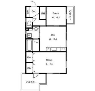 東京都新宿区下落合１丁目 賃貸マンション 2DK