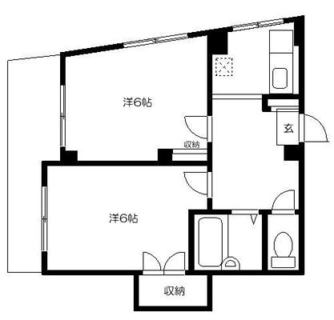 東京都新宿区高田馬場２丁目 賃貸マンション 2K